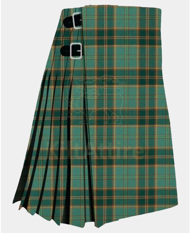 All Ireland Green Modern Tartan Kilt