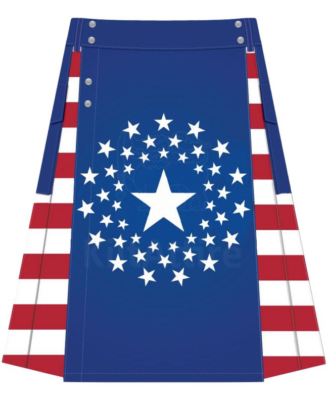 American Circled Flag Hybrid Kilt 