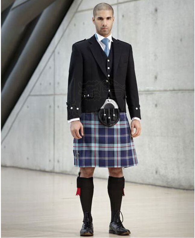 Argyle Kilt Outfit for Men 