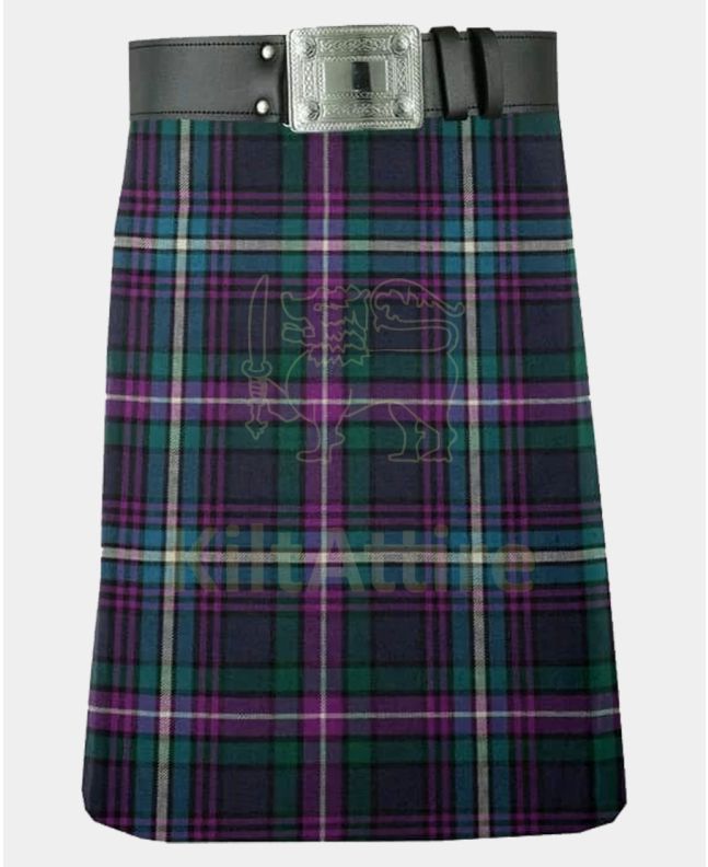 Auld Lang Syne Blue Modern Tartan Kilt