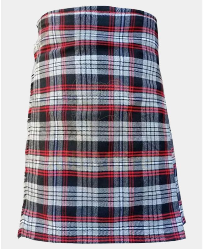 Auld Lang Syne Grey Modern Tartan Kilt
