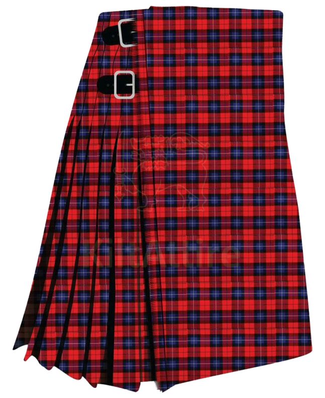 Baillie of Polkemmet Red Modern Tartan Kilt