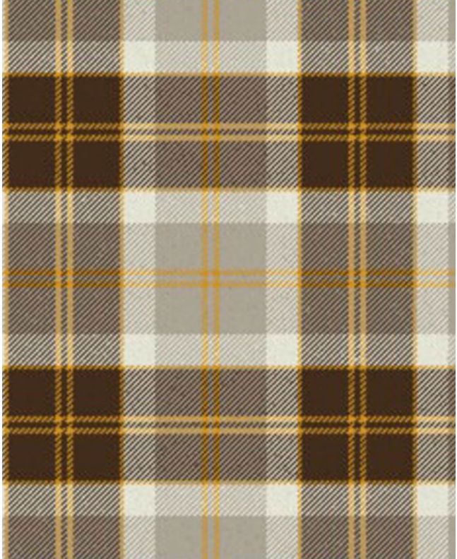 Bannockbane Orange Stripes Modern Tartan Kilt