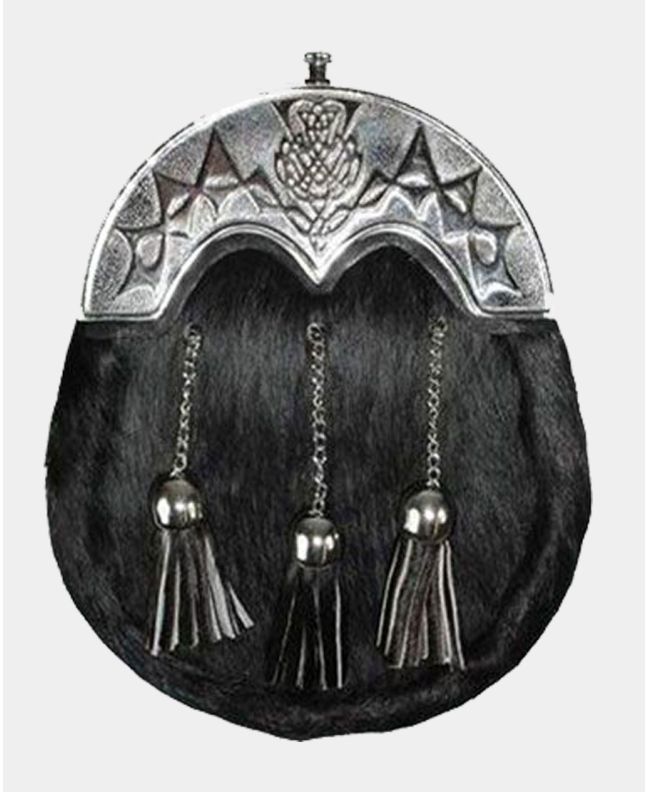 Black Dress Kilt Sporran