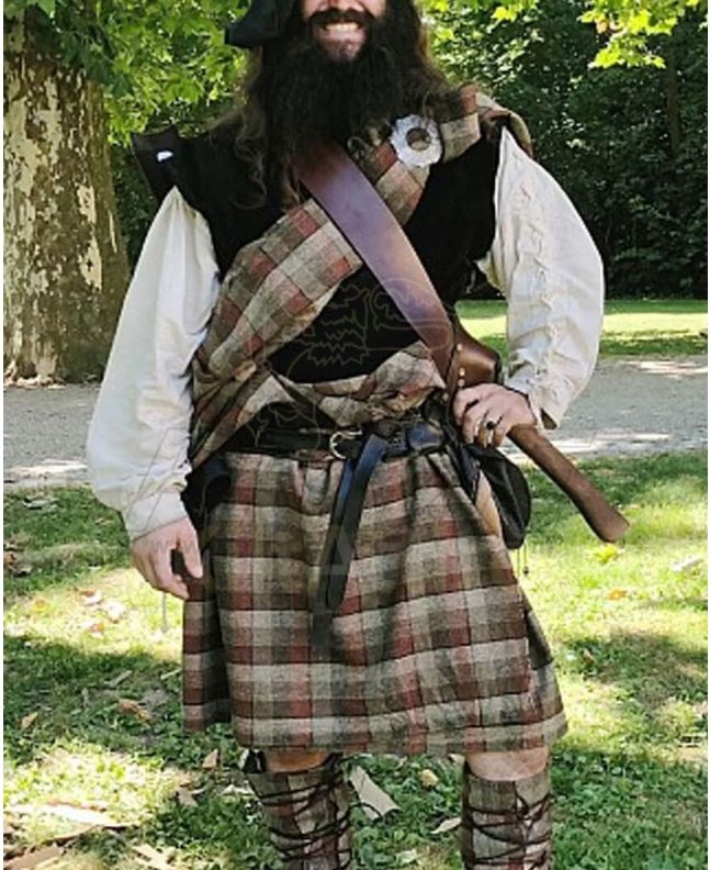 Braveheart Tartan Great Kilt for Men
