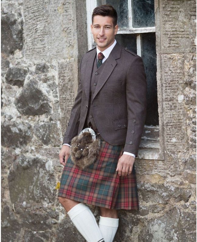 Brown Tweed Jacket Outfit Package 