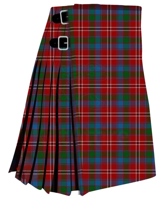 Fitzgerald Red Modern Tartan Kilt 