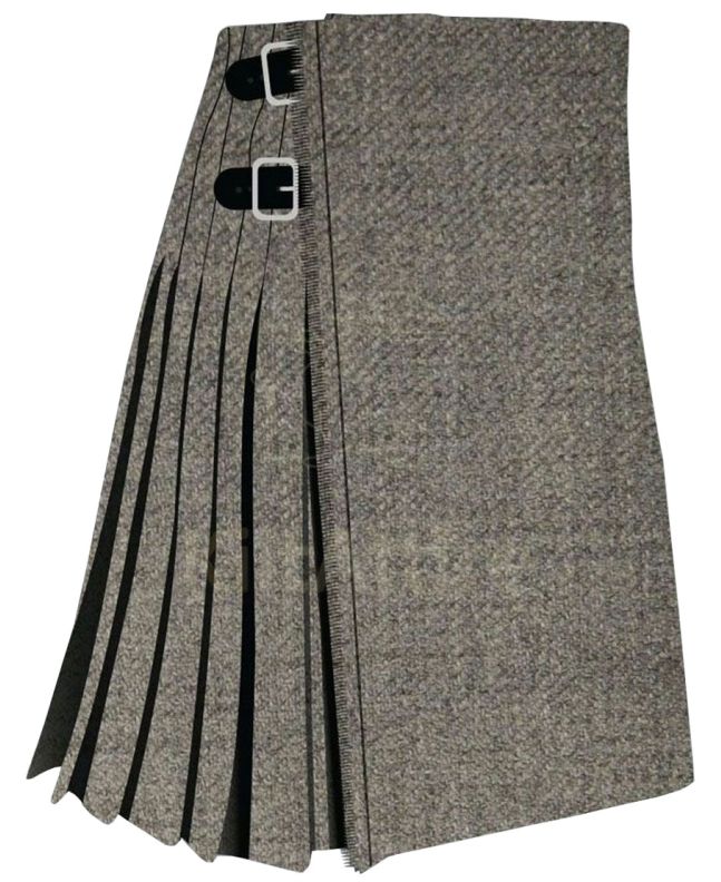 Grey Mix Tartan Kilt 