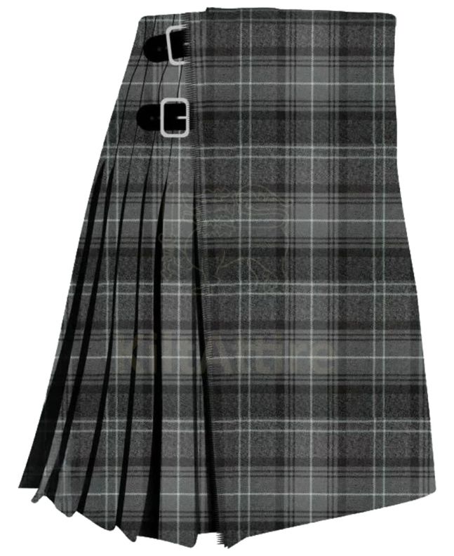 Highland Granite Sage Modern Tartan Kilt 