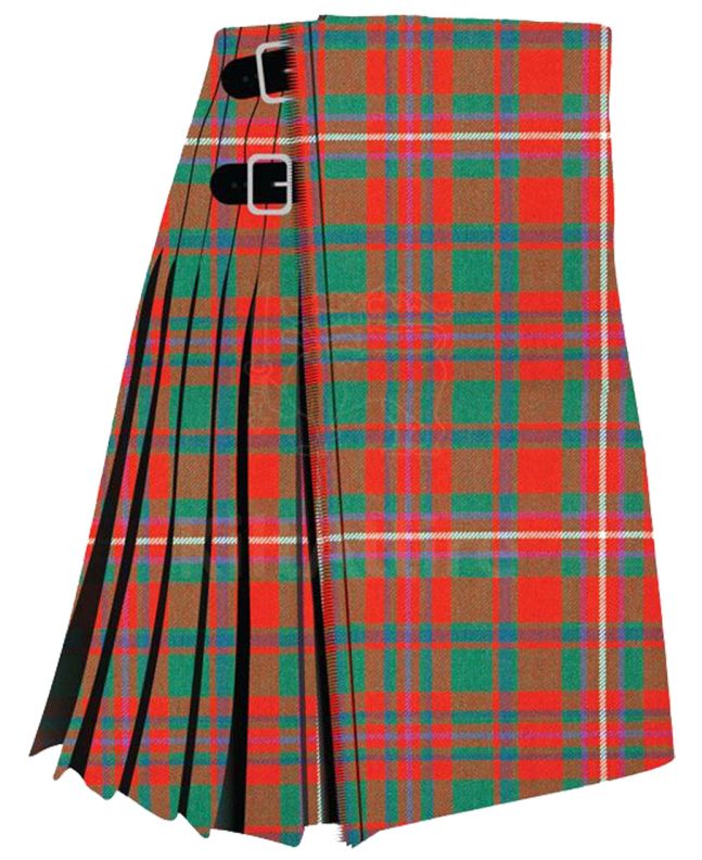 Mackinnon Red Ancient Tartan Kilt 