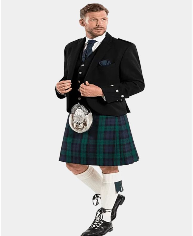 Scottish Wedding Kilt Outfit Argyll Jacket - Custom Made