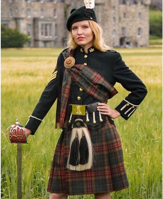 Women County Cavan Tartan Kilt