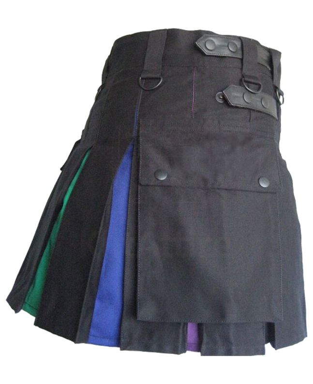 Womens Rainbow Pride Kilt 
