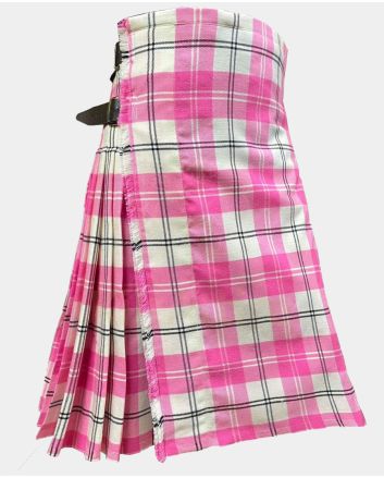 Ailsa Dress Pink Modern Tartan Kilt