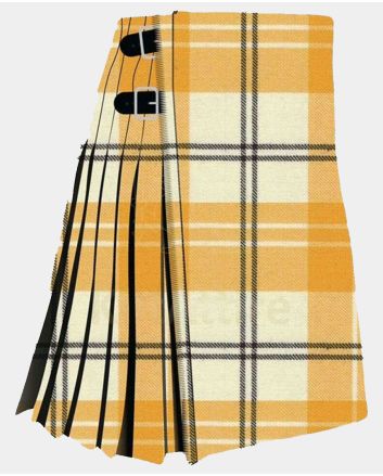 Ailsa Dress Yellow Modern Tartan Kilt