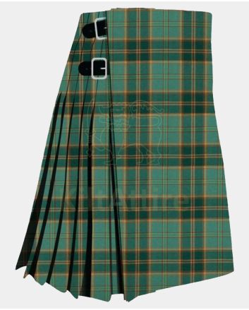 All Ireland Green Modern Tartan Kilt