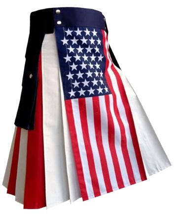 American Flag Modern Utility Kilt