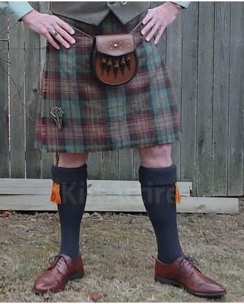 Auld Scotland Tweed Tartan Kilt