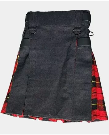 Baby Denim Hybrid Utility Kilt