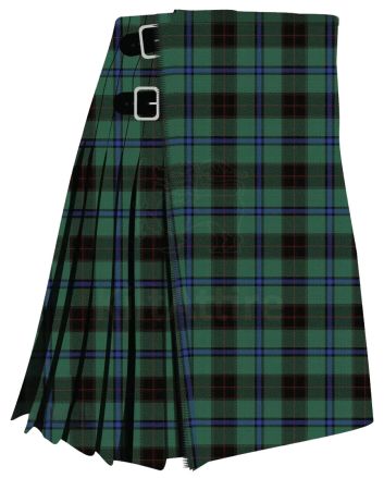 Black Thistle Tartan Kilt