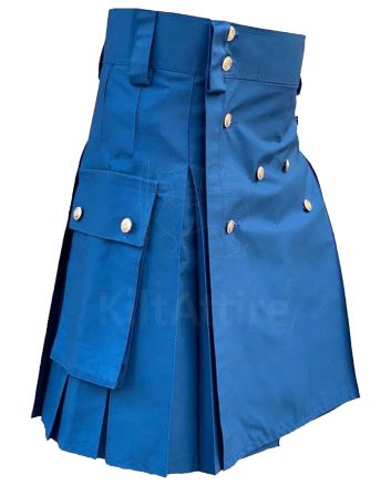 Blue Utility Kilt