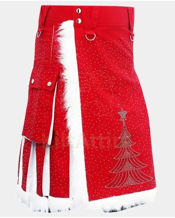 Christmas Parties and New Year Hyrbrid Kilt