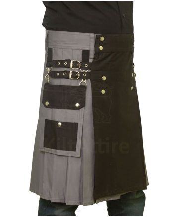 COLLUSION Checkerboard Revere Hybrid Kilt