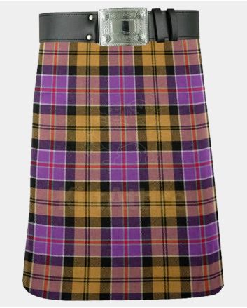 Culloden District Gold Modern Tartan Kilt