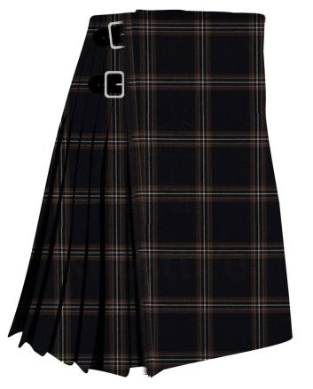 Dark Hebridean Peat Modern Tartan Kilt