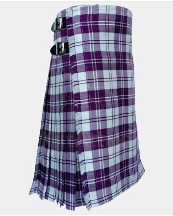 Erskine Dress Purple And White Modern Tartan Kilt