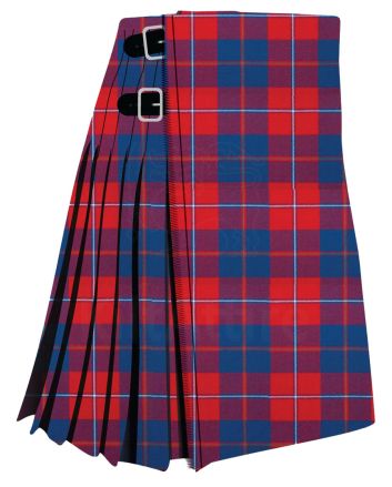 Galloway Red Modern Tartan Kilt