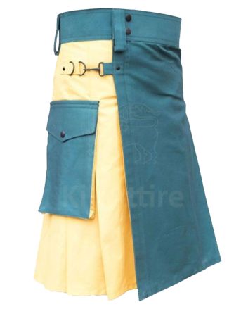 Green & Yellow Hybrid Kilt