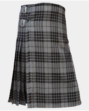 Grey Hamilton Modern Tartan Kilt