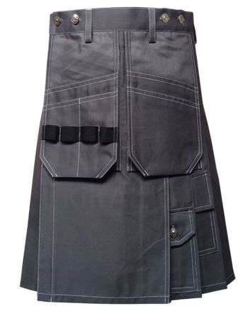 Grey Heavy Duty Working Kilt