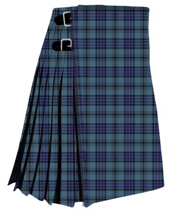 Hannay Blue Modern Tartan Kilt