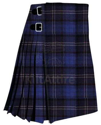 Highland Granite Navy Modern Tartan Kilt