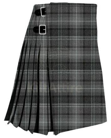 Highland Granite Sage Modern Tartan Kilt 