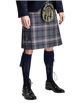 Highland Storm Tartan Kilt