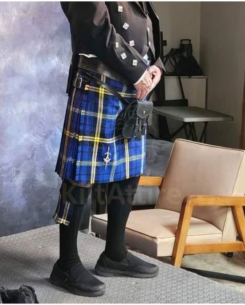 Kansas Freemasons Tartan Kilt