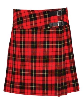Ladies Women Wallece Tartan Pleated Billie Kilt Skirt