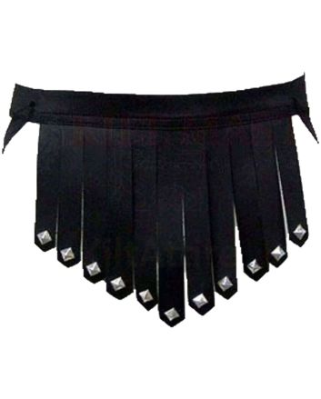 Leather Briefs Kilt Black