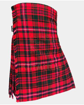 MacKinnon Red Modern Tartan Kilt