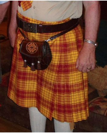 Macmillan Dress Muted Tartan Kilt 