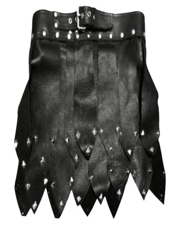 Mens Roman Style Leather Kilt