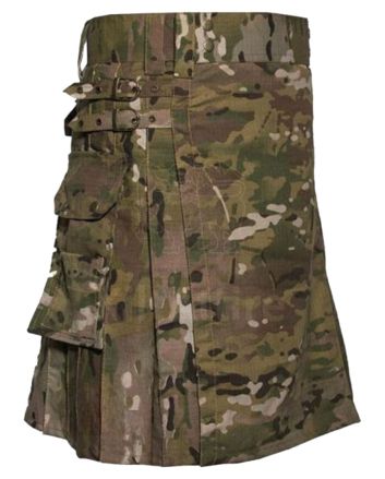 Multicam Utility Kilt For Men