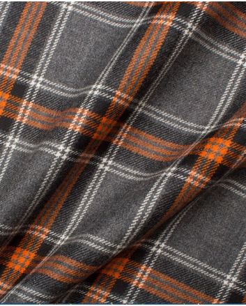 Orange Gray Tartan Kilt