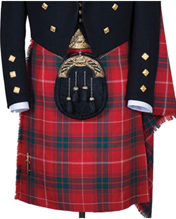 Prince of Wales Tartan Kilt