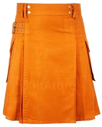 Saffron Tartan Utility Kilt