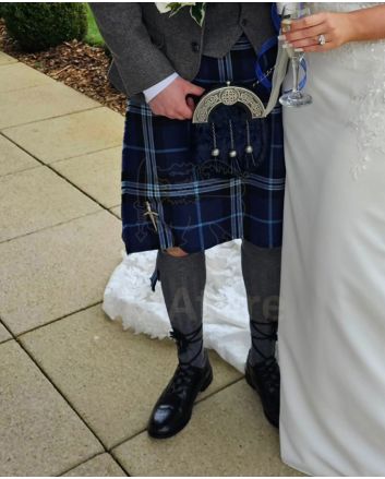 Scottish Bluebell Tartan Kilt