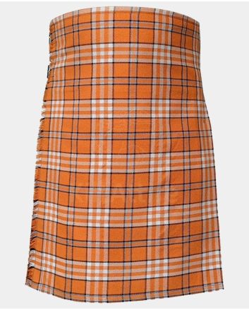 Tennessee Volunteer Orange Modern Tartan Kilt